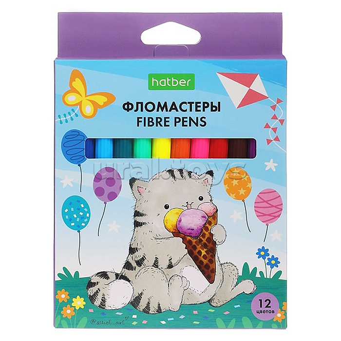 Фломастеры 12 цв.
