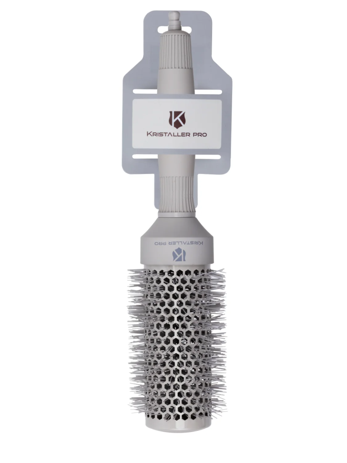 Kristaller Термобрашинг для укладки волос / Ceramic + Ionic TG-X27/43, 43 мм, серый 25337