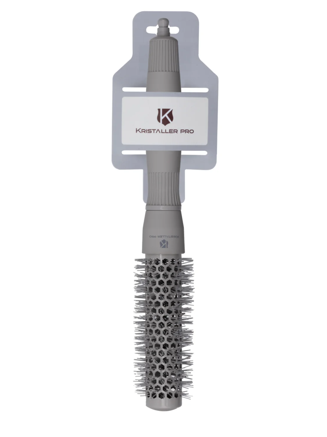 Kristaller Термобрашинг для укладки волос / Ceramic + Ionic TG-X27/23, 25 мм, серый 25339