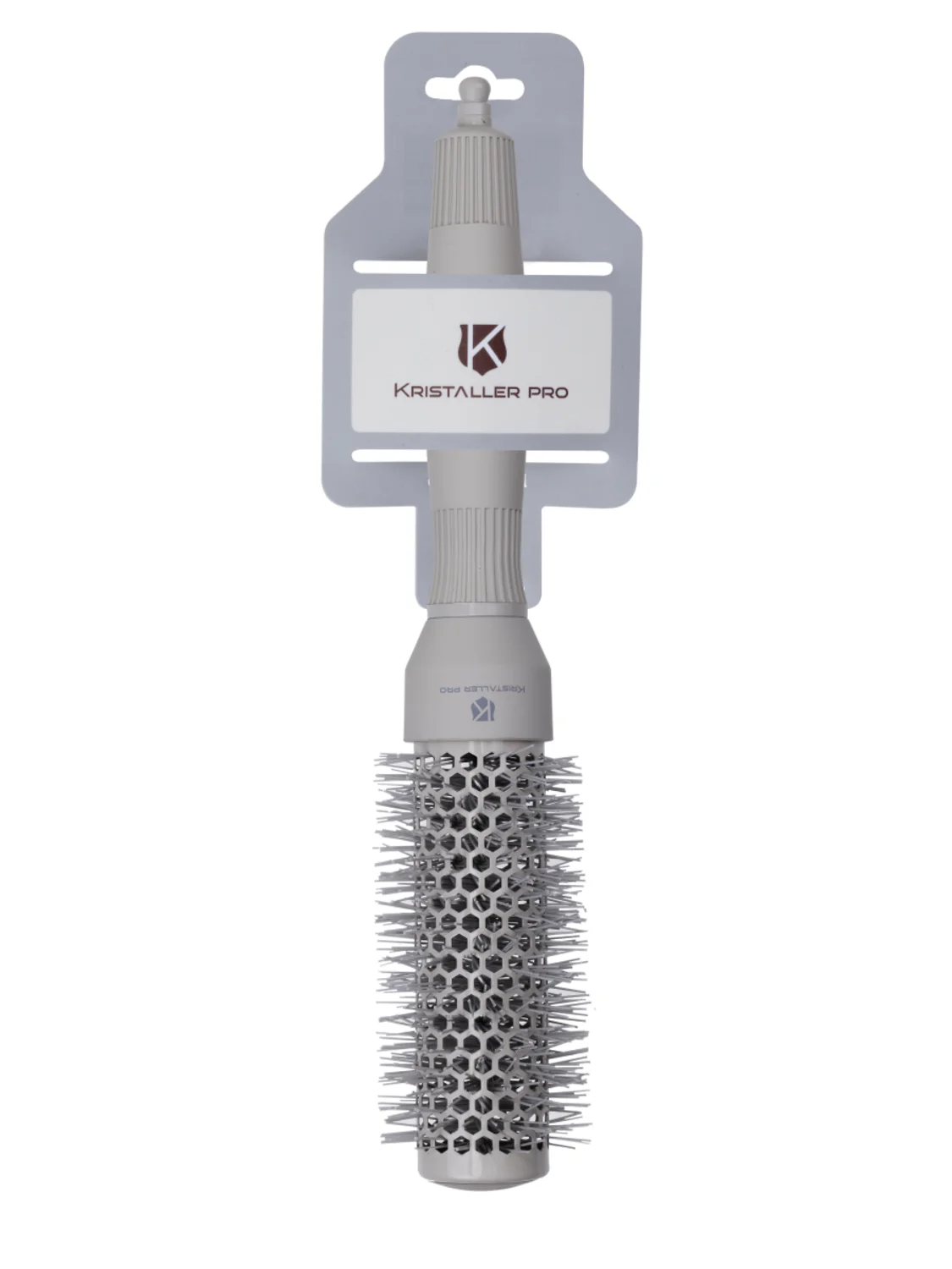 Kristaller Термобрашинг для укладки волос / Ceramic + Ionic TG-X27/32, 32 мм, серый 25338