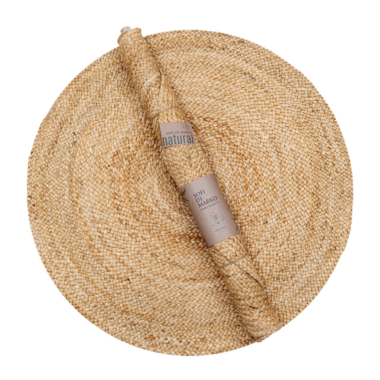 Джут (Jute) №2 Коврик 100х100