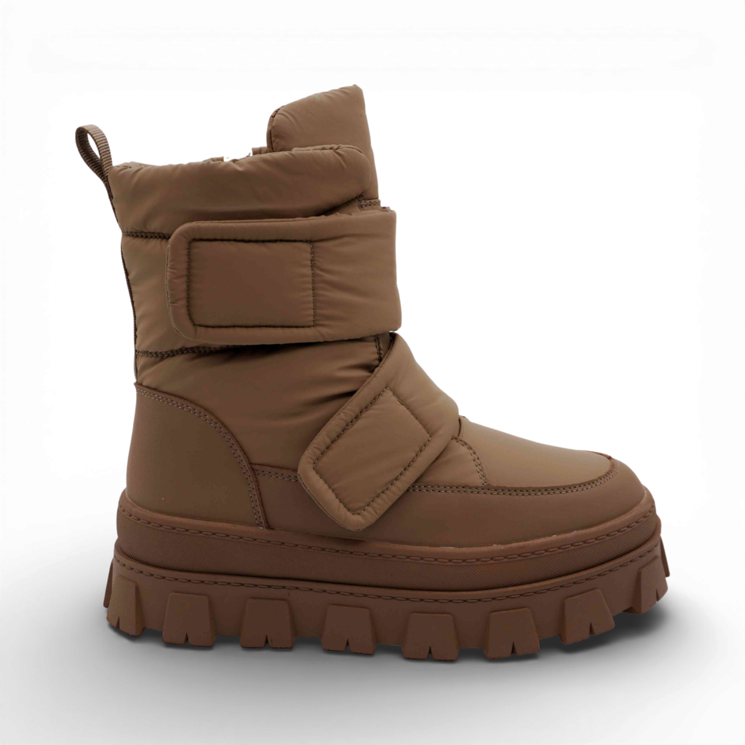 Дутики Q853-3 коричневые