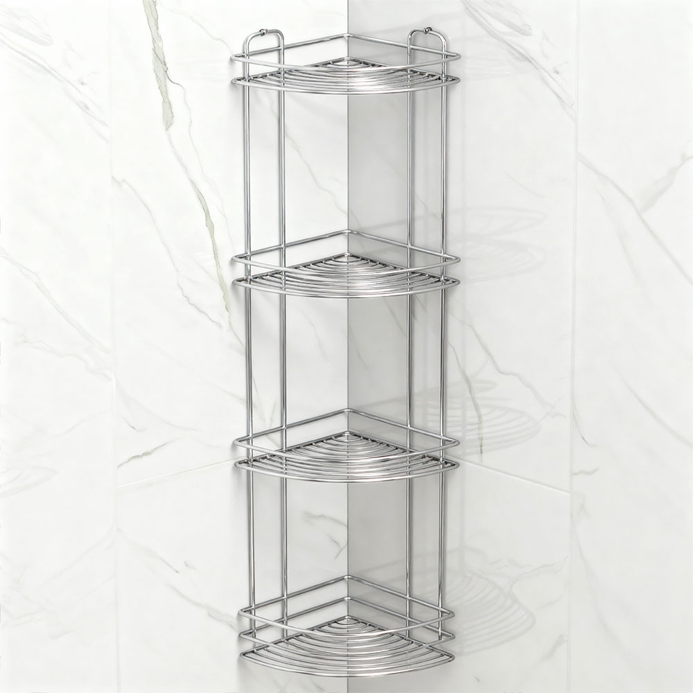 Полка угловая 4-х ярусная 21*21*82,5см