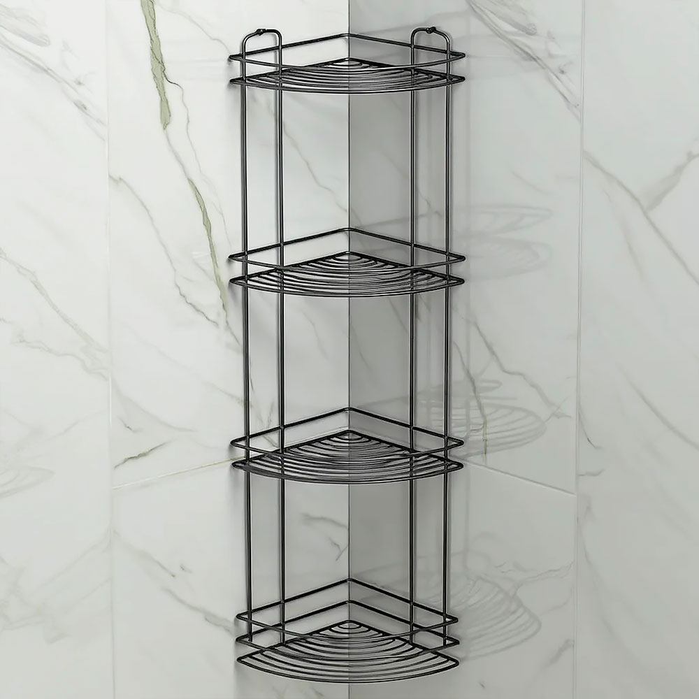 Полка угловая 4-х ярусная 21*21*82,5см
