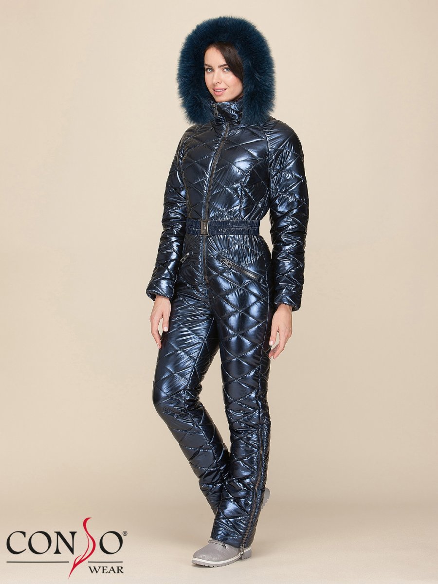 Комбинезон утепленный женский WEJF 190552 - shiny navy
