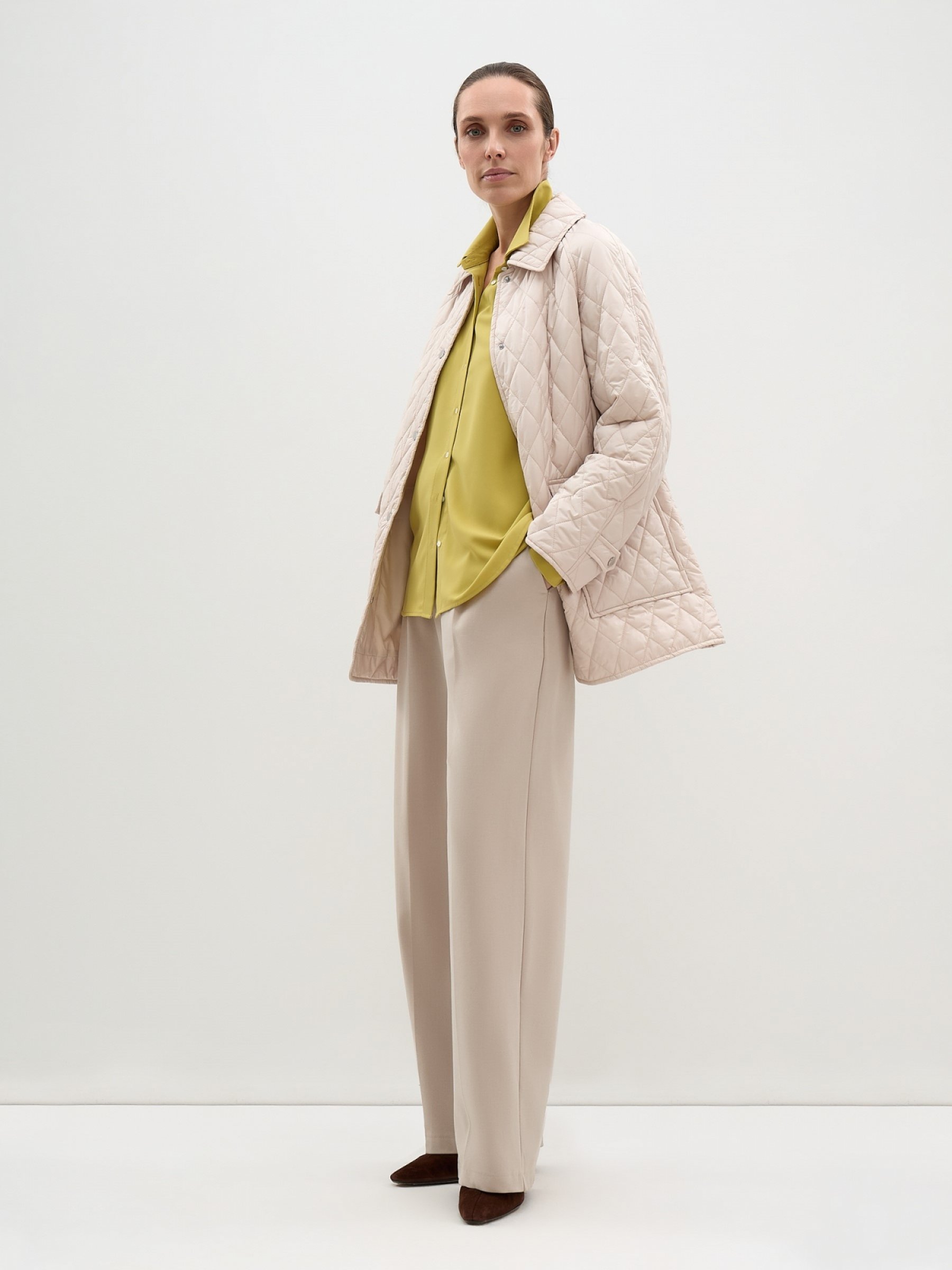 Утепленная куртка SM 240108 - light beige