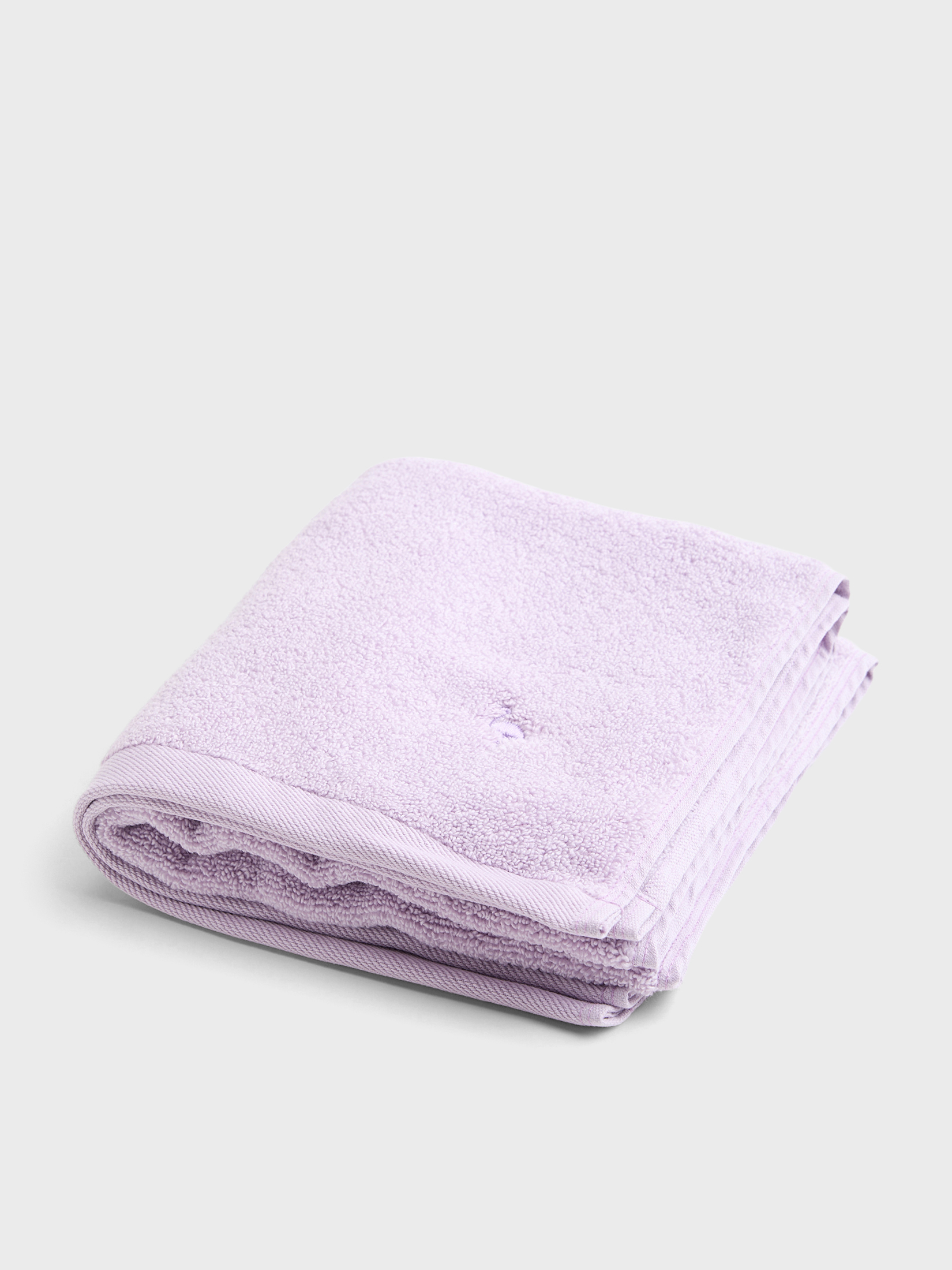 Махровое полотенце для лица и рук 50x100 MAISON DAVID 4720014, лавандовый