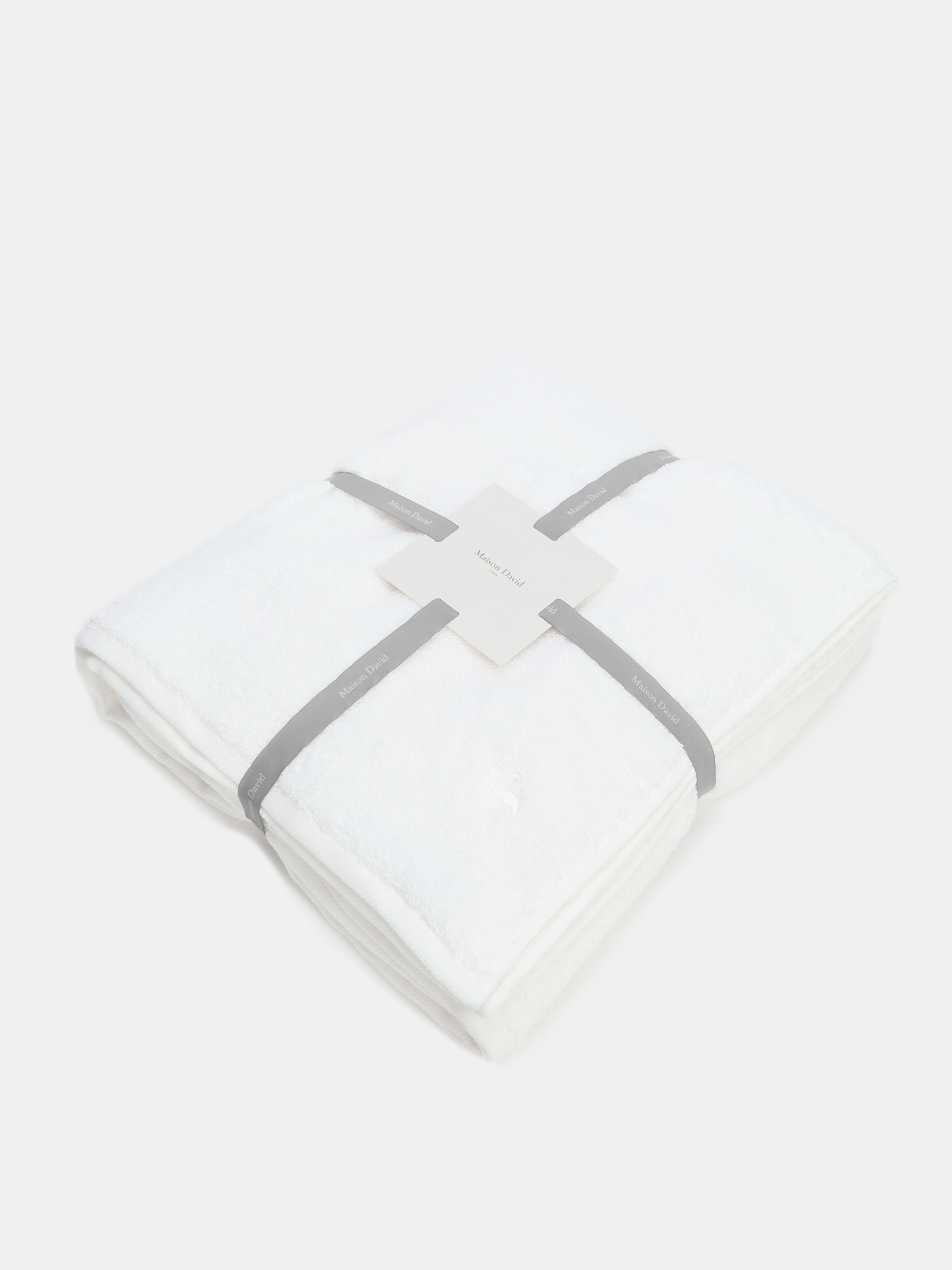 Махровое банное полотенце 100x150 MAISON DAVID 4285053, белый