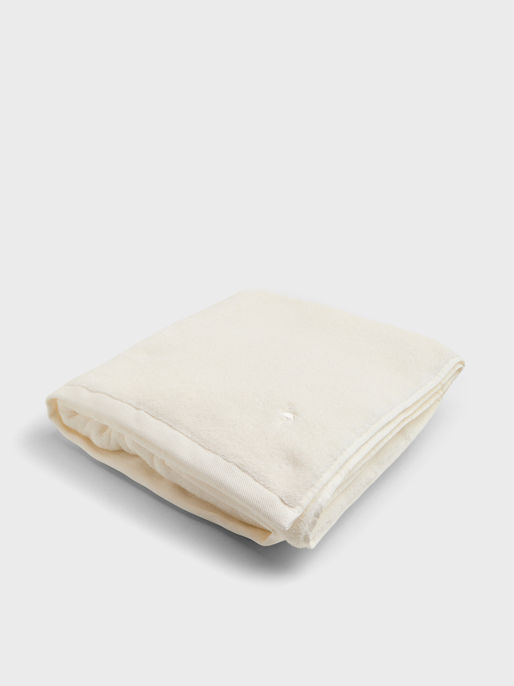 Махровое банное полотенце 100x180 MAISON DAVID 4720304, молочно-белый