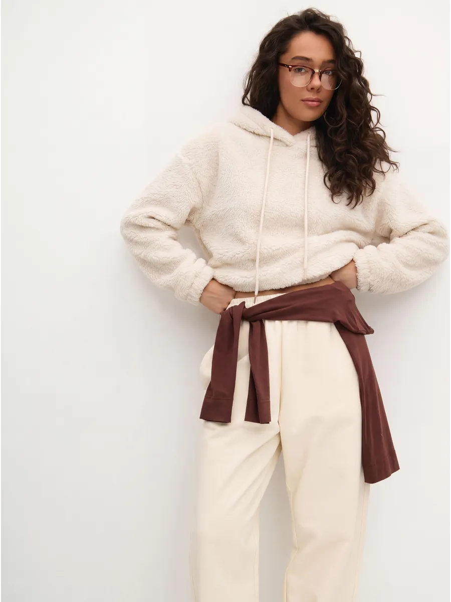 Толстовка oversize 26234-546 молочный