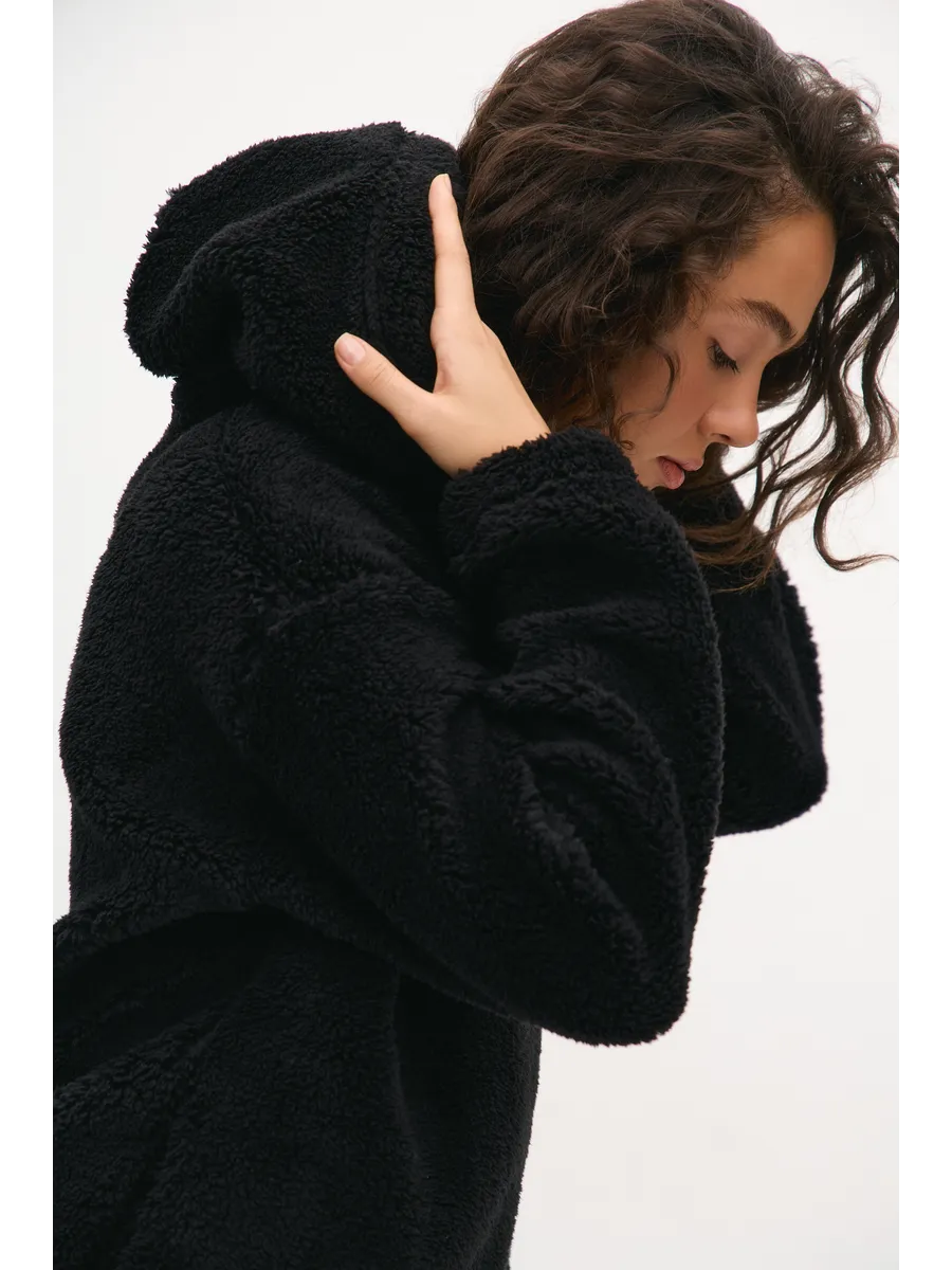 Толстовка oversize 26234-546 черный