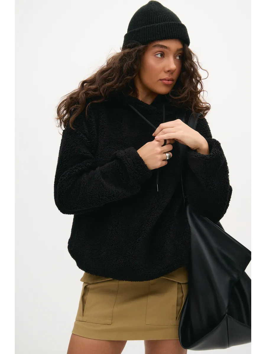 Толстовка oversize 26234-546 черный