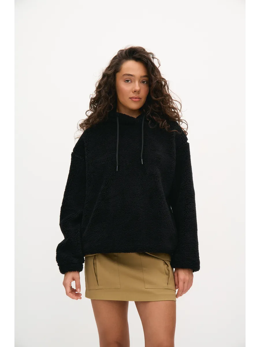 Толстовка oversize 26234-546 черный