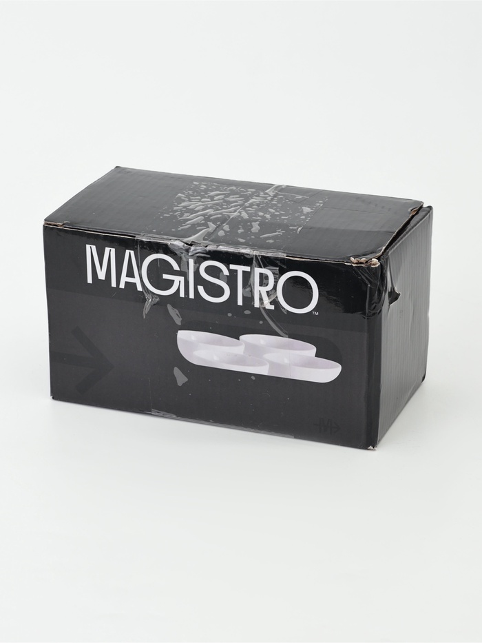 УЦЕНКА Набор соусников Magistro White Snow, 2 шт., 8.5×4.5 см, 150 мл, фарфор