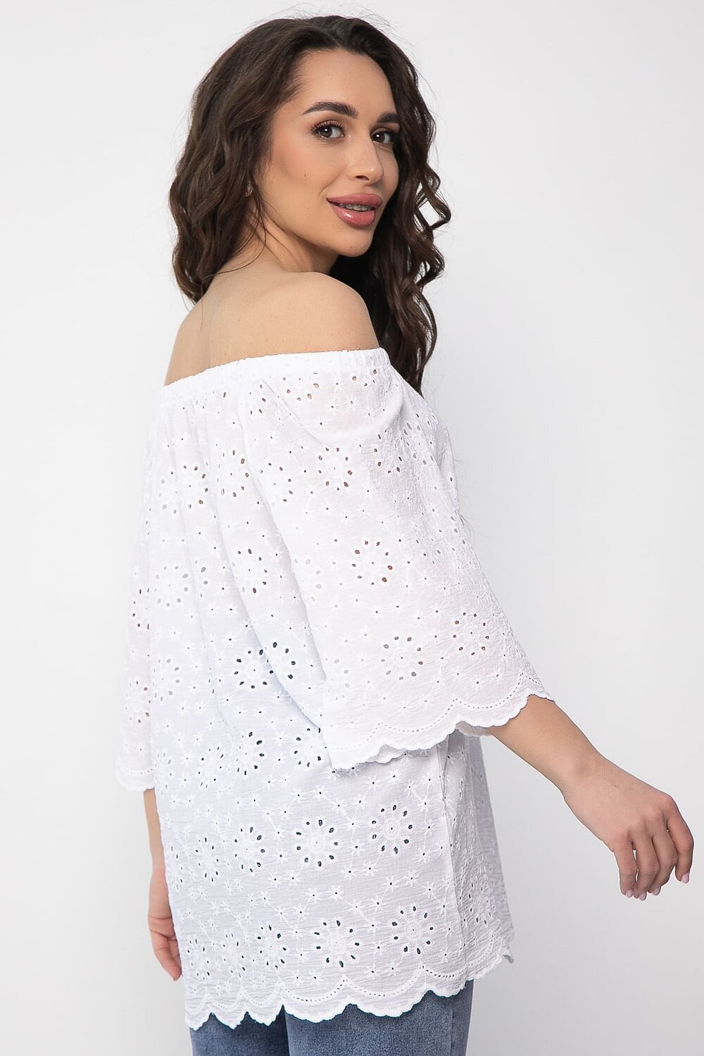 LT Collection Блуза Б13571-2МБелый