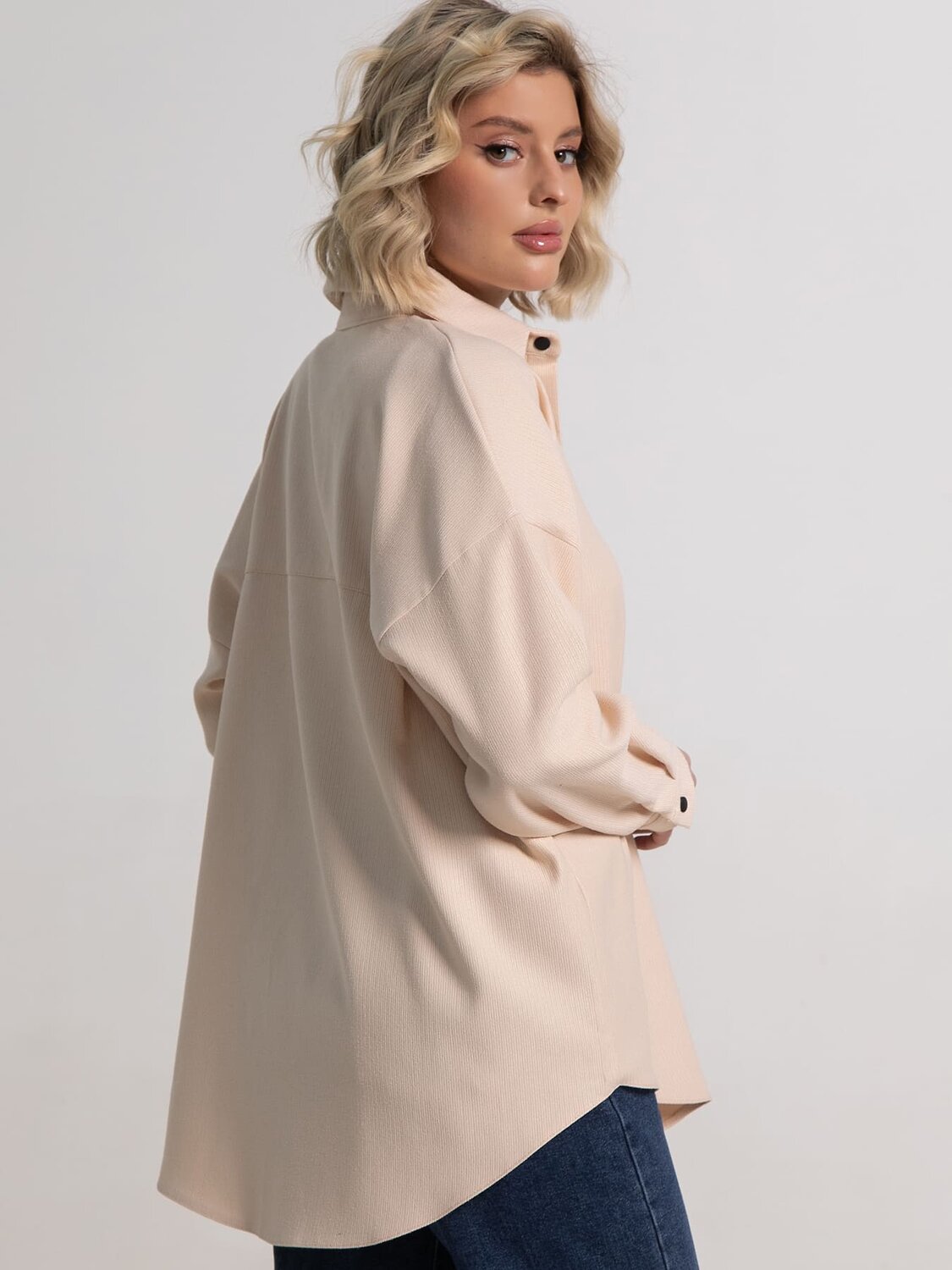 LT Collection Рубашка Б15169-4Мбежевый