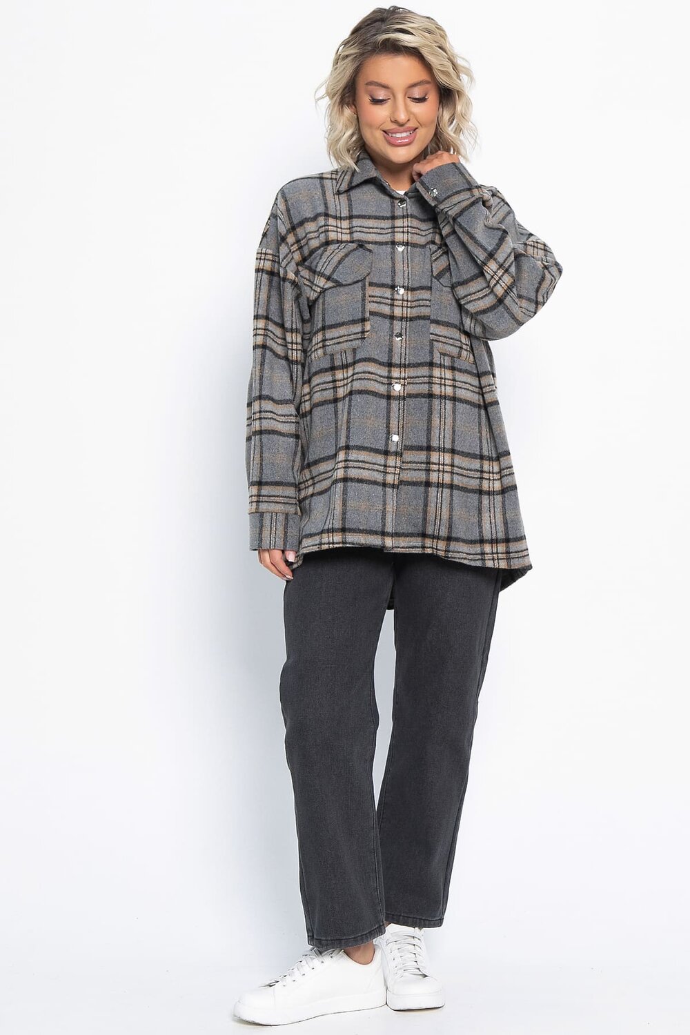 LT Collection Рубашка Б15041-5Мсерый