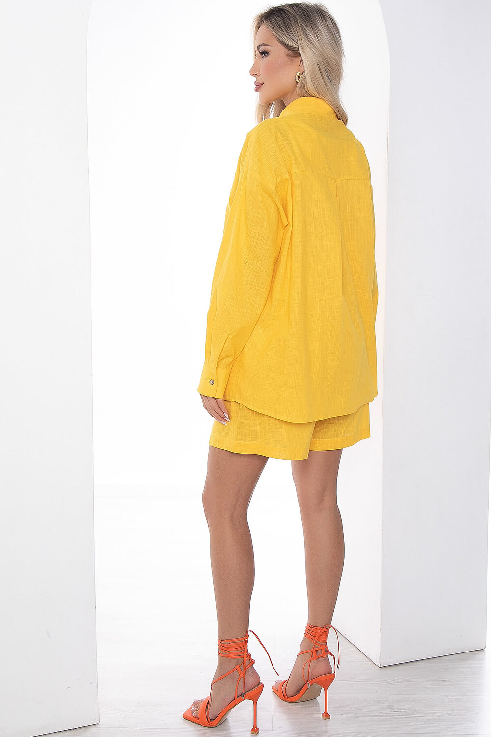 LT Collection Рубашка Б10579жёлтый