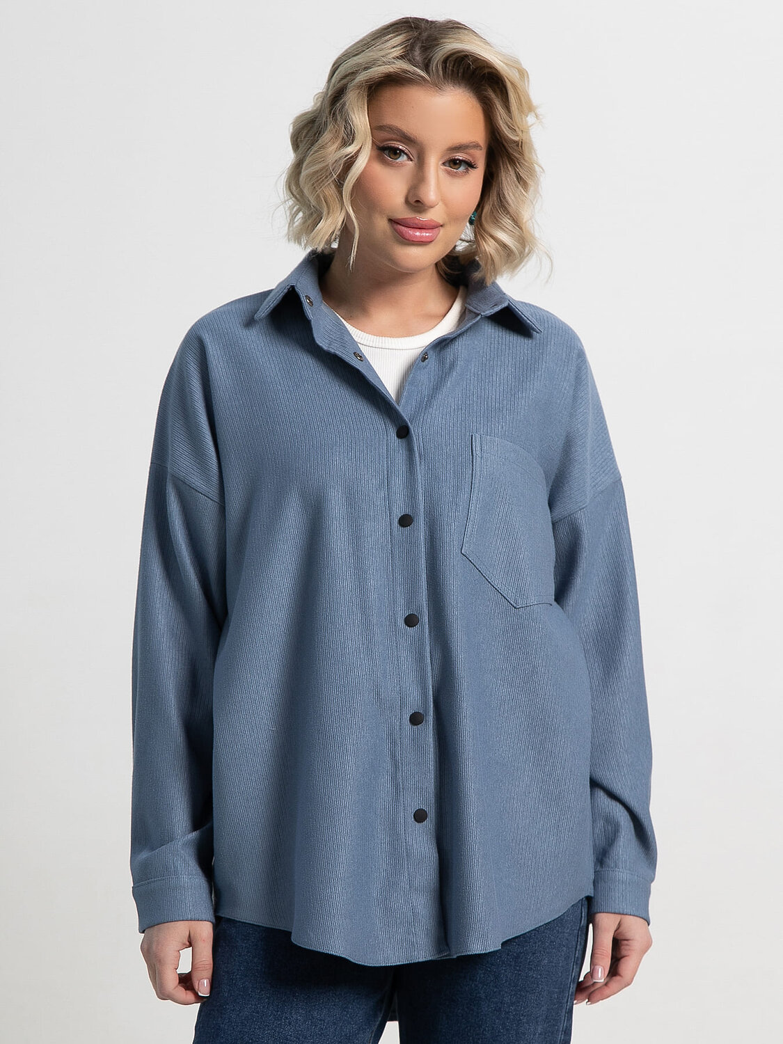 LT Collection Рубашка Б15168-4Мденим