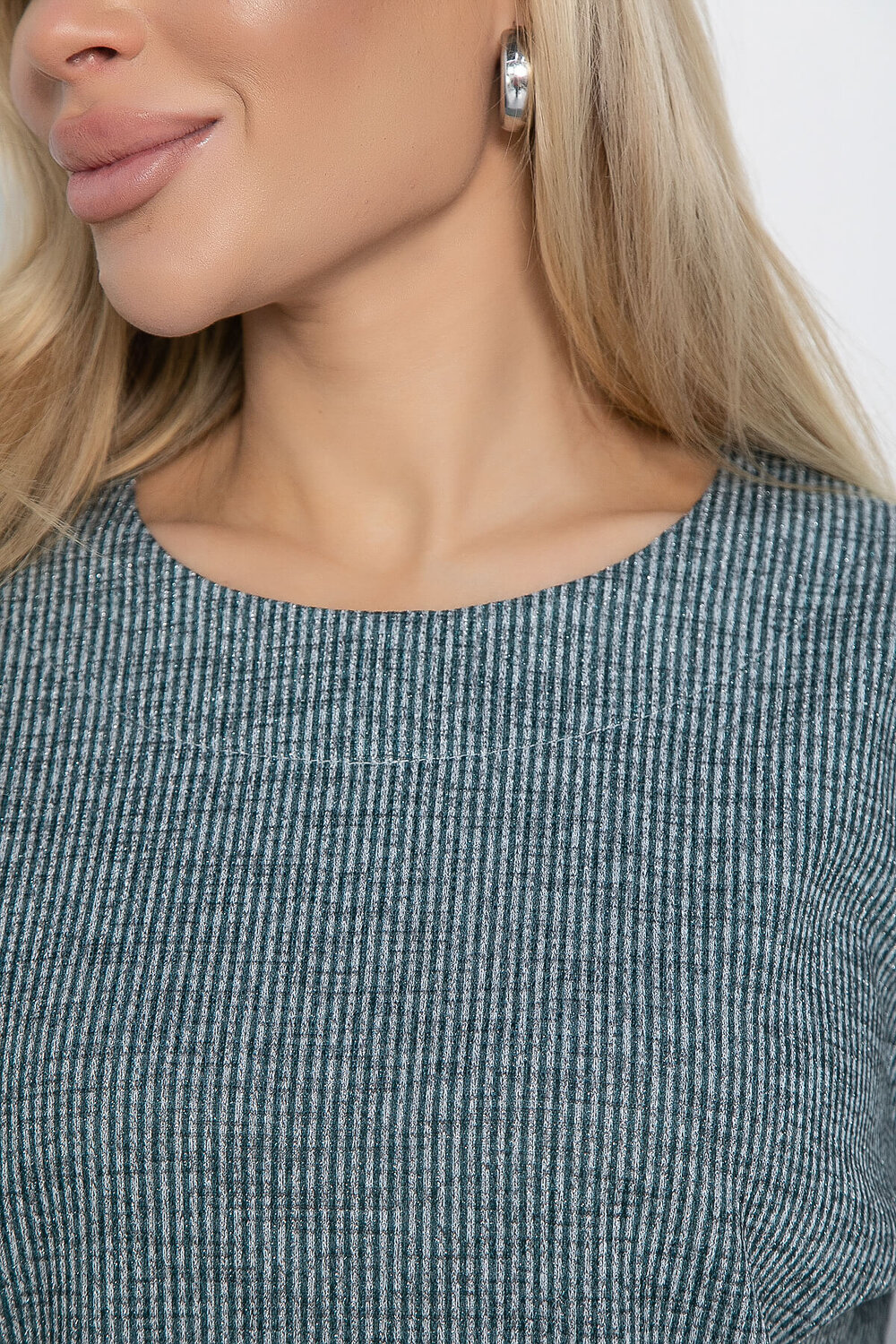 LT Collection Блуза Б12424серо-зелёный