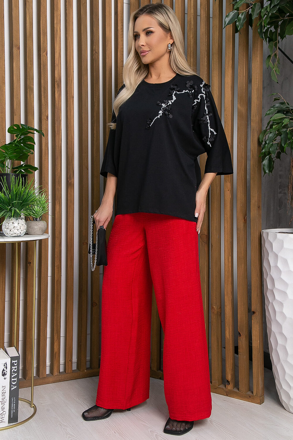 LT Collection Блуза Б13164-20Мчёрный