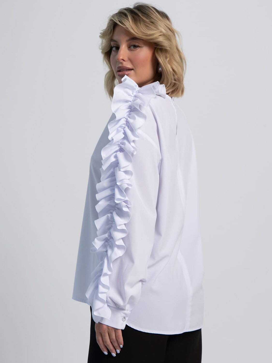 LT Collection Блуза Б16173-16МБелый