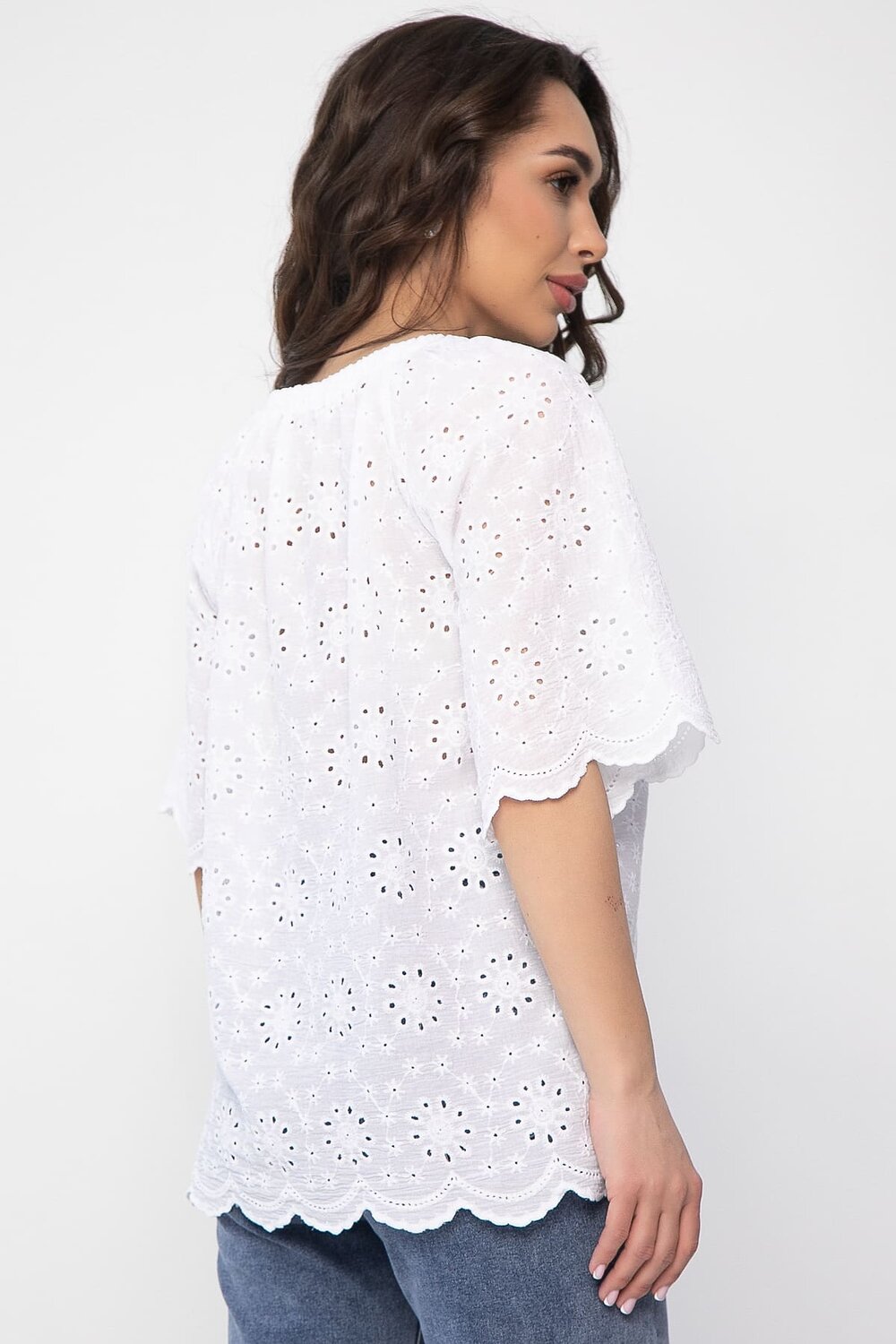 LT Collection Блуза Б13571-2МБелый