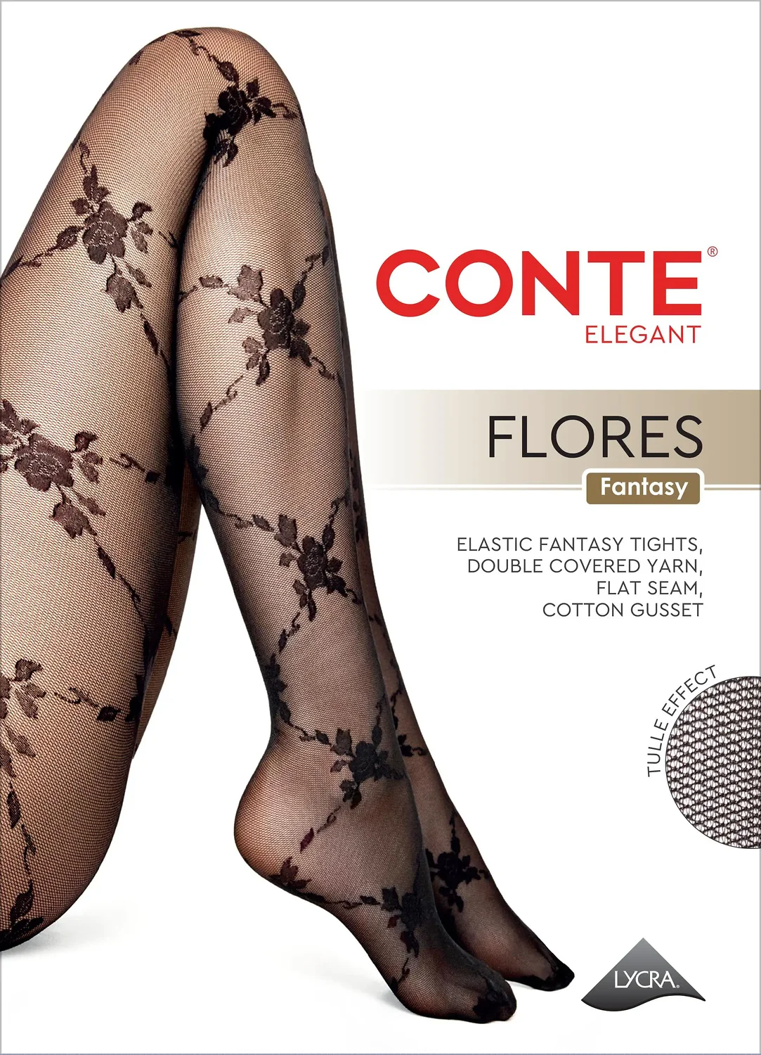 Conte elegant Колготки FANTASY FLORES 607543