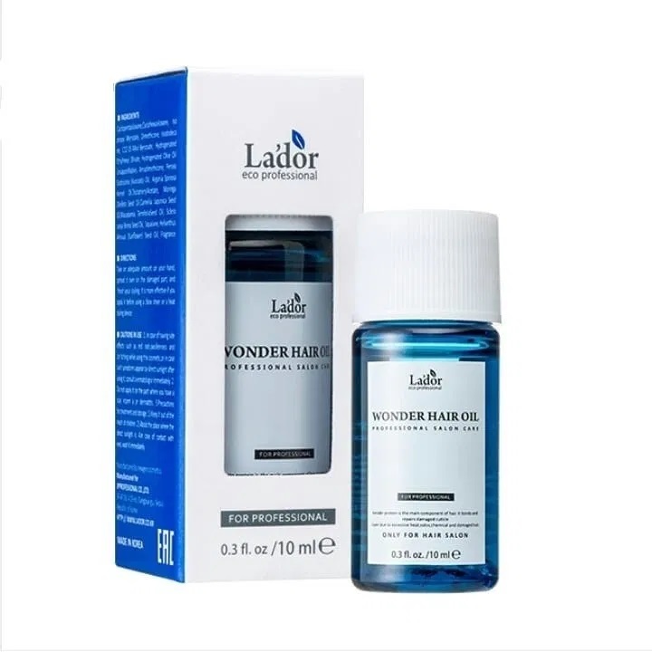 La'dor Wonder Hair Oil 10ml Увлажняющее масло для восстановления блеска волос