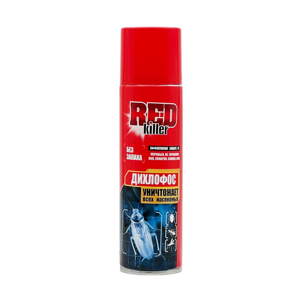 Аэрозоль Дихлофос универсальный RED killer 200 мл (24)
