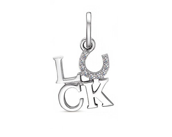 Подвеска из серебра куб.циркон., В10-1663
