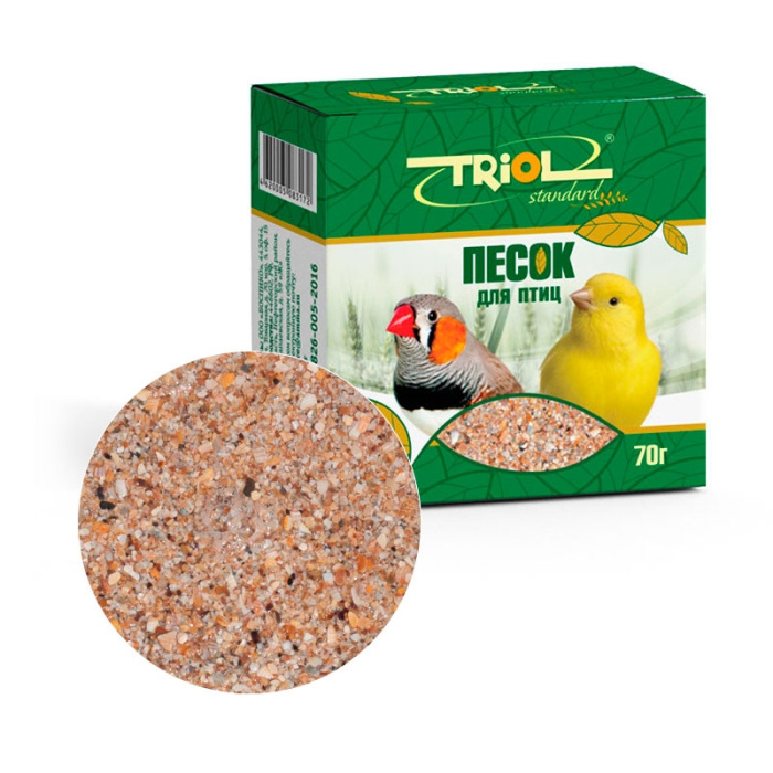 Triol Песок-минеральная подкормка для птиц, 70 г.