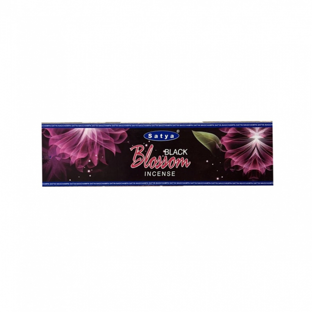 SATYA Black Blossom Благовоние Чёрный Цветок 18г