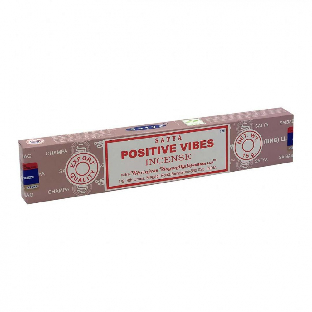 SATYA Positive Vibes Благовоние Позитивные Вибрации 15г