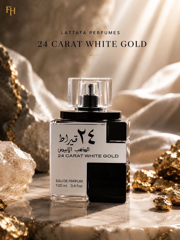 Lattafa Perfumes 24 Carat White Gold