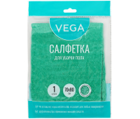 Тряпка для мытья пола Vega, микрофибра, 70*80см, индивид. упаковка, 320870