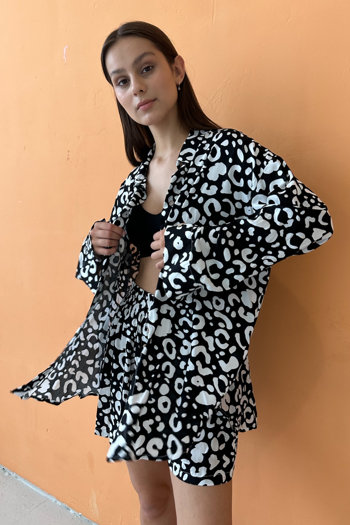 Костюм женский SET003/15/Черный, белый