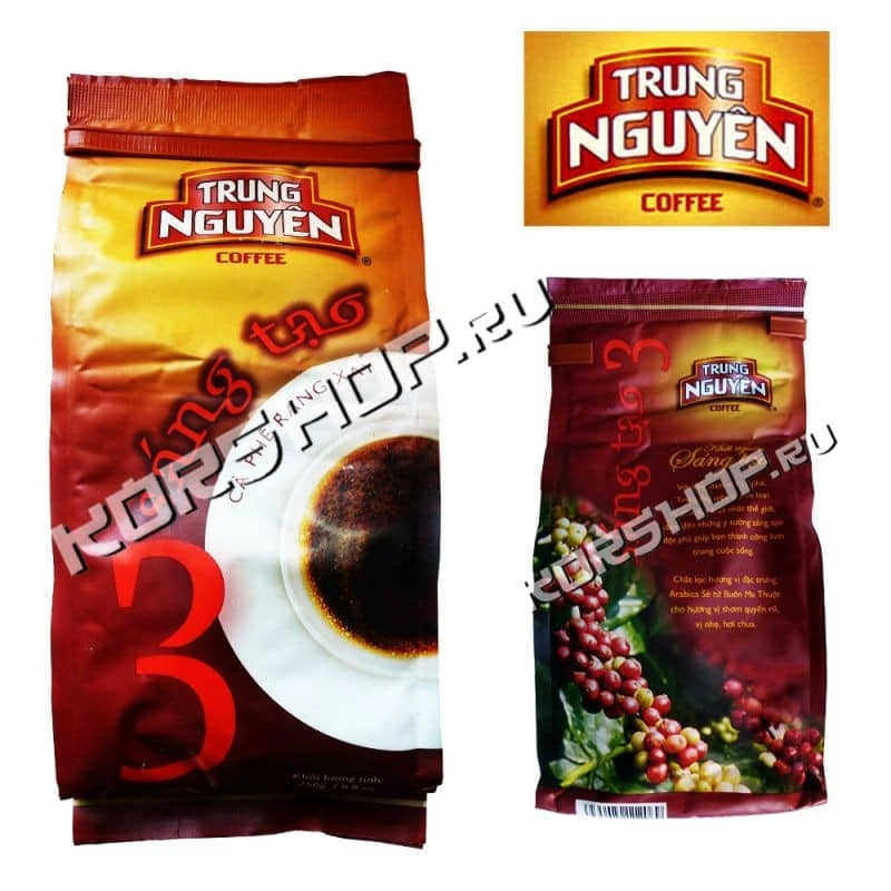 Вьетнамский кофе Чунг Нгуен Coffee Trung Nguyen №3 340 г Акция