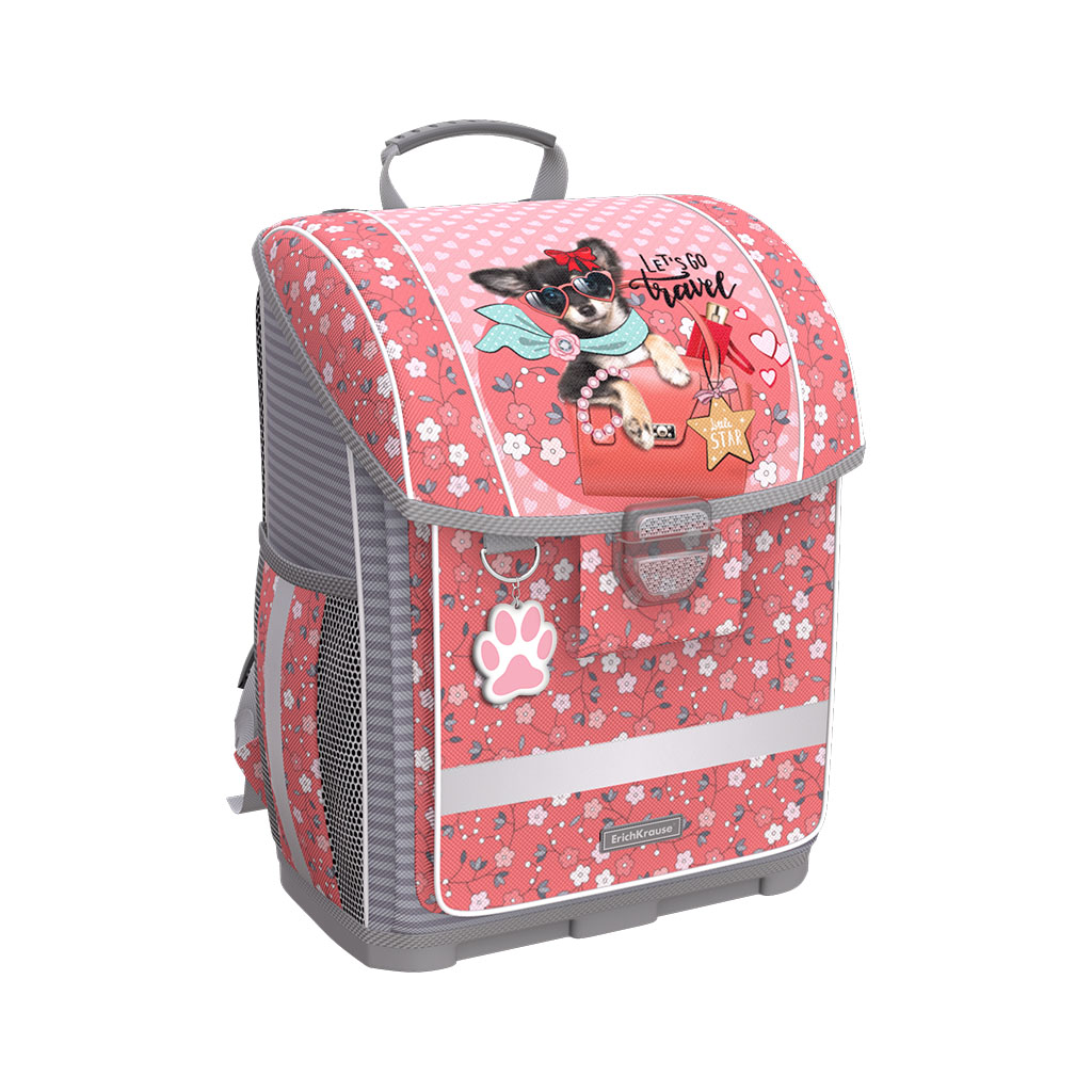 Ученический ранец с пластиковым дном и грудной перемычкой ErichKrause ErgoLine® 16L Mini Traveler