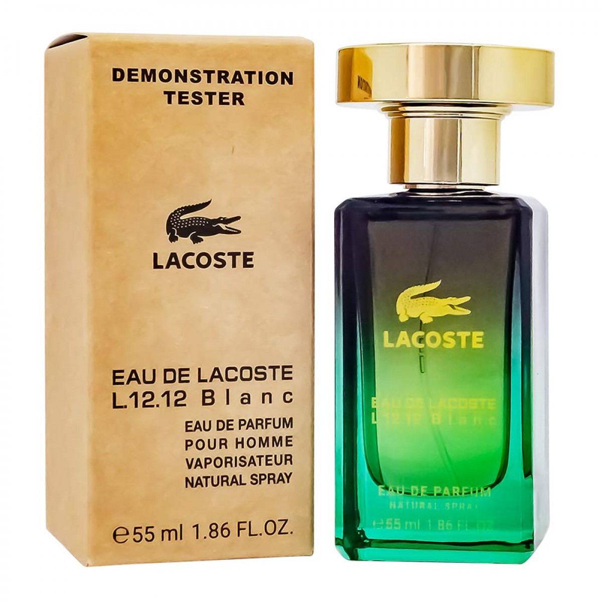 Копия Тестер Lacoste L.12.12. Blanc,edp., 55ml