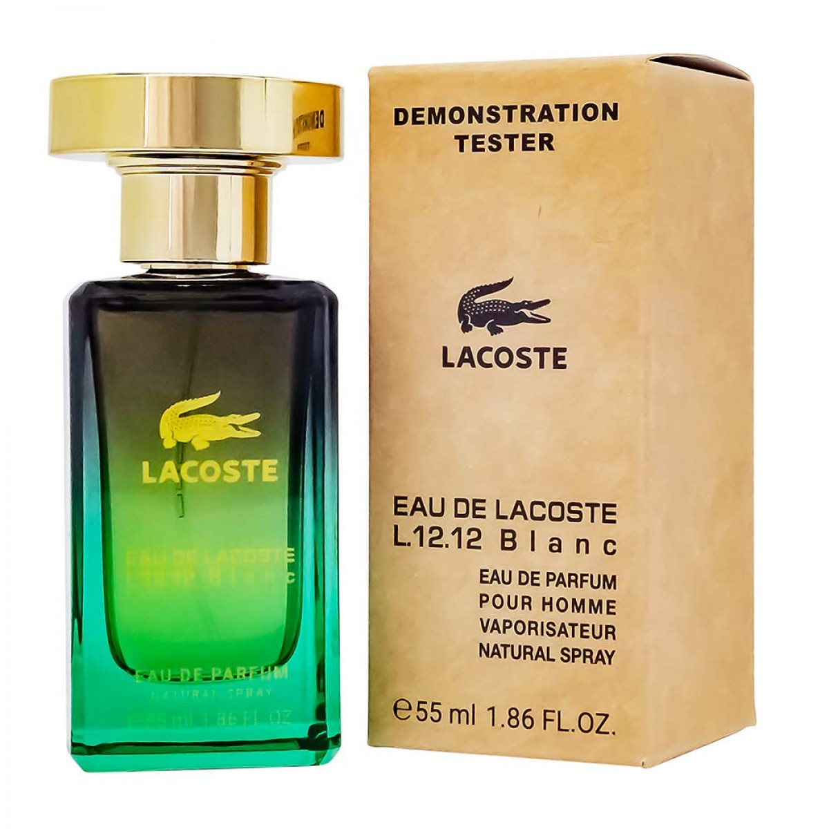 Копия Тестер Lacoste L.12.12. Blanc,edp., 55ml