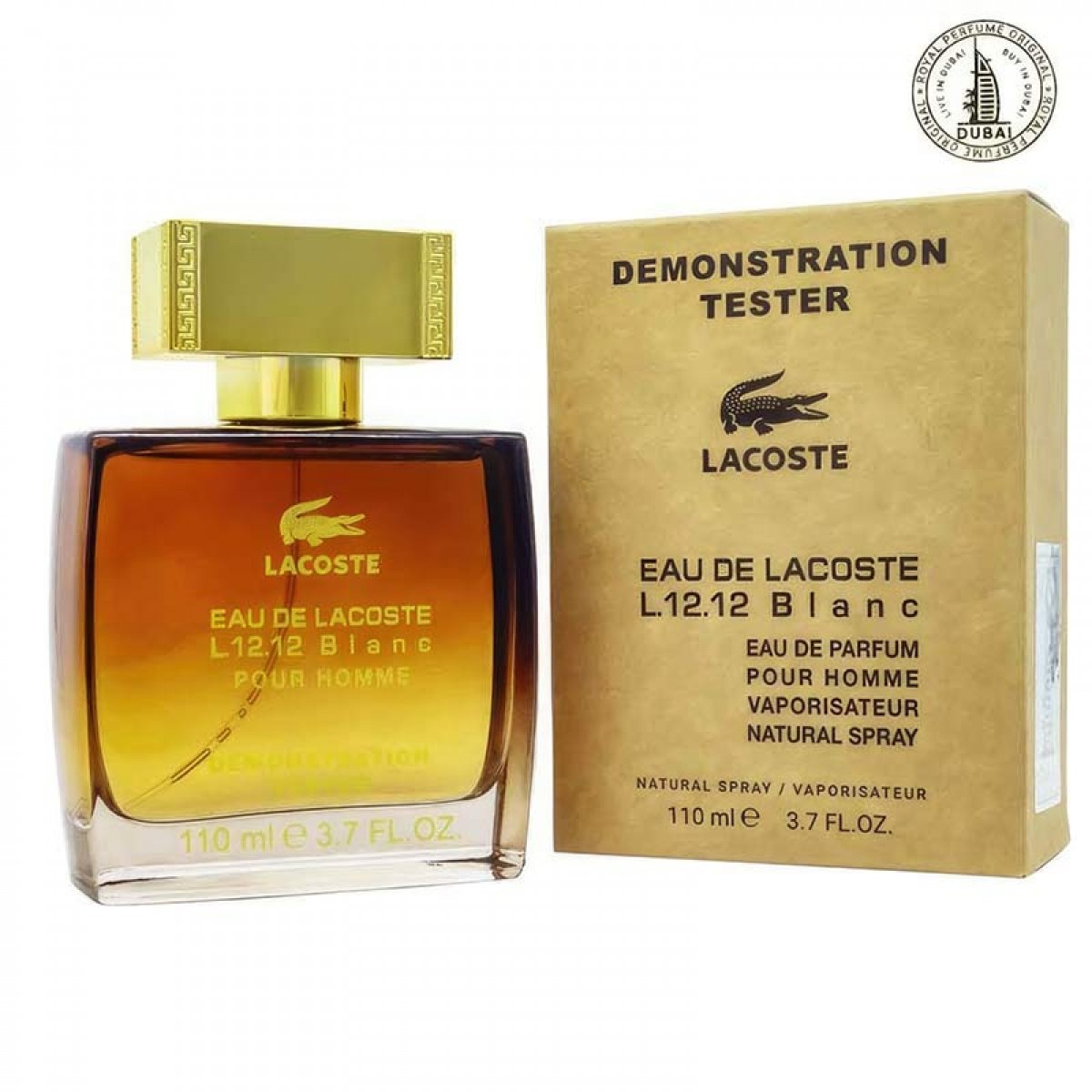 Копия Тестер Lacoste L.12.12 Blanc,edp., 110ml