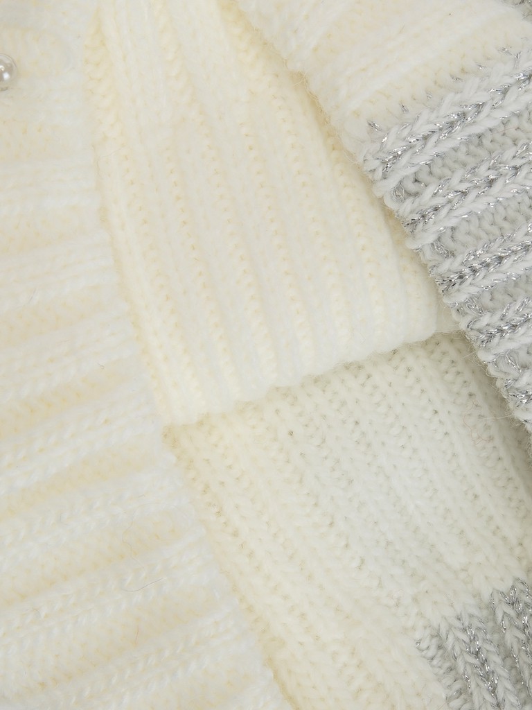 Ст.цена 1210р Шапка жен. шерсть+акр+люр LB-A53018 white