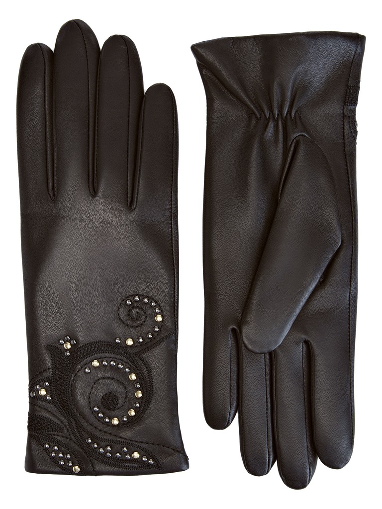 Ст.цена 3470р Перчатки женские ш+каш. IS01439 black