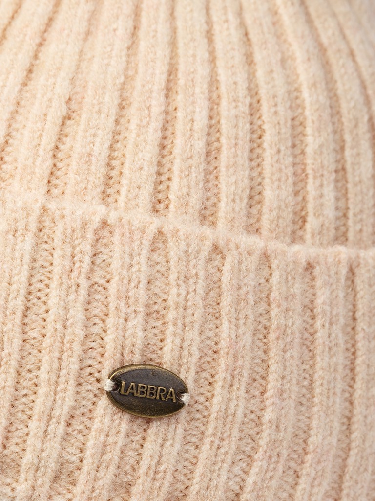Ст.цена 870р Шапка жен. шерсть + акр LB-J440013 beige