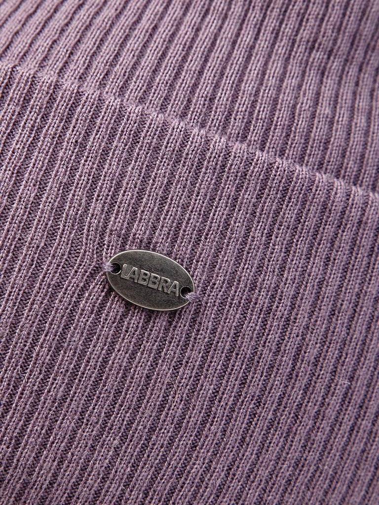 Ст.цена 1390р Шапка жен. шерсть+акр LB-BR55041 lilac