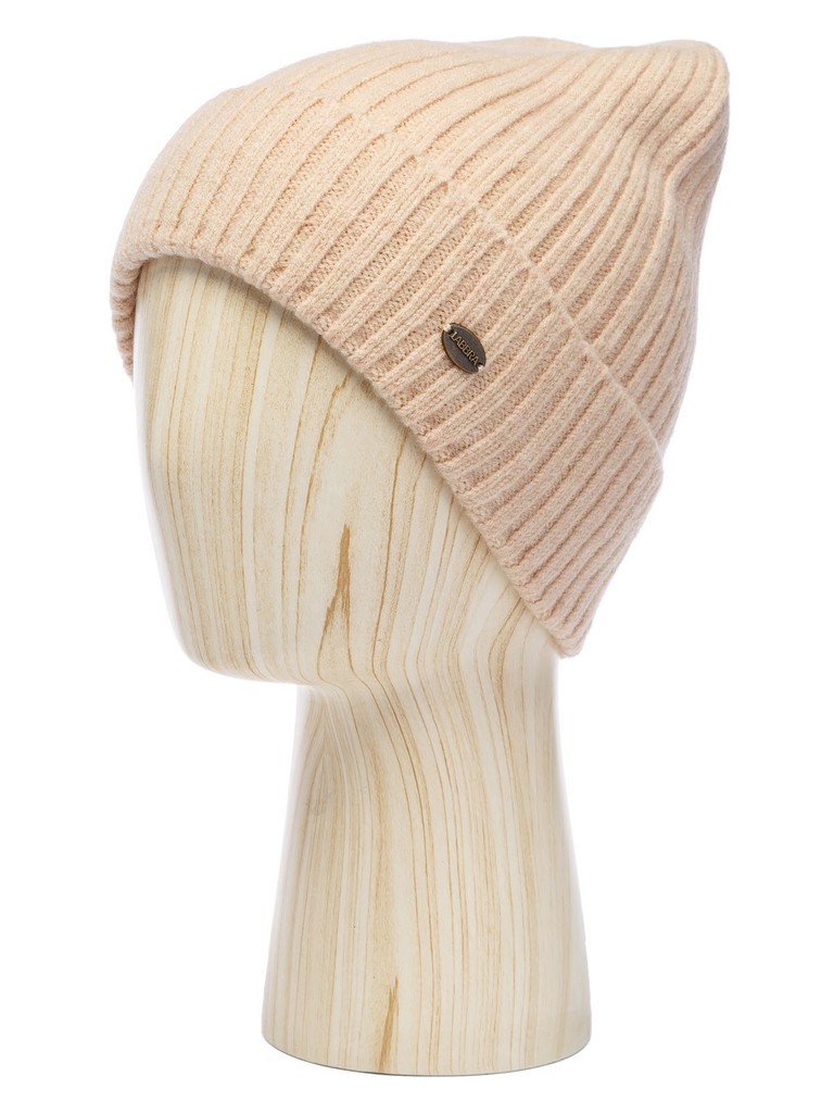 Ст.цена 870р Шапка жен. шерсть + акр LB-J440013 beige