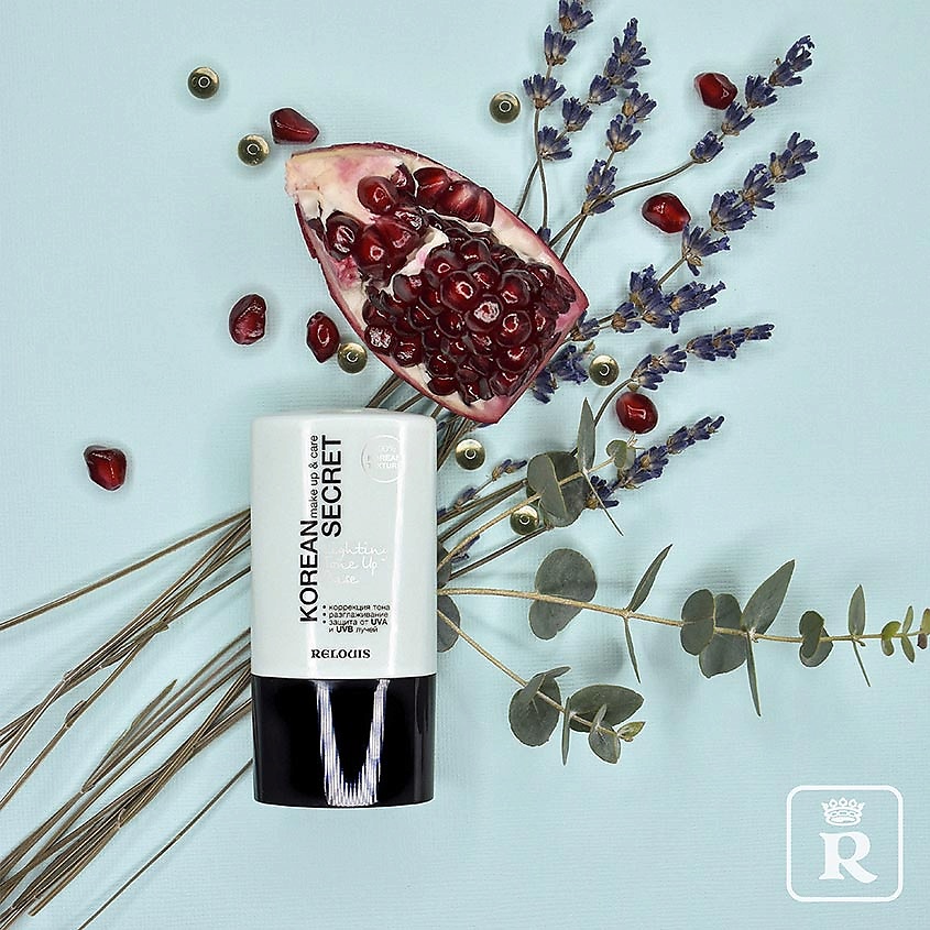 RELOUIS/ KOREAN SECRET База под макияж make up&care Lighting Tone Up Base 01 MINT