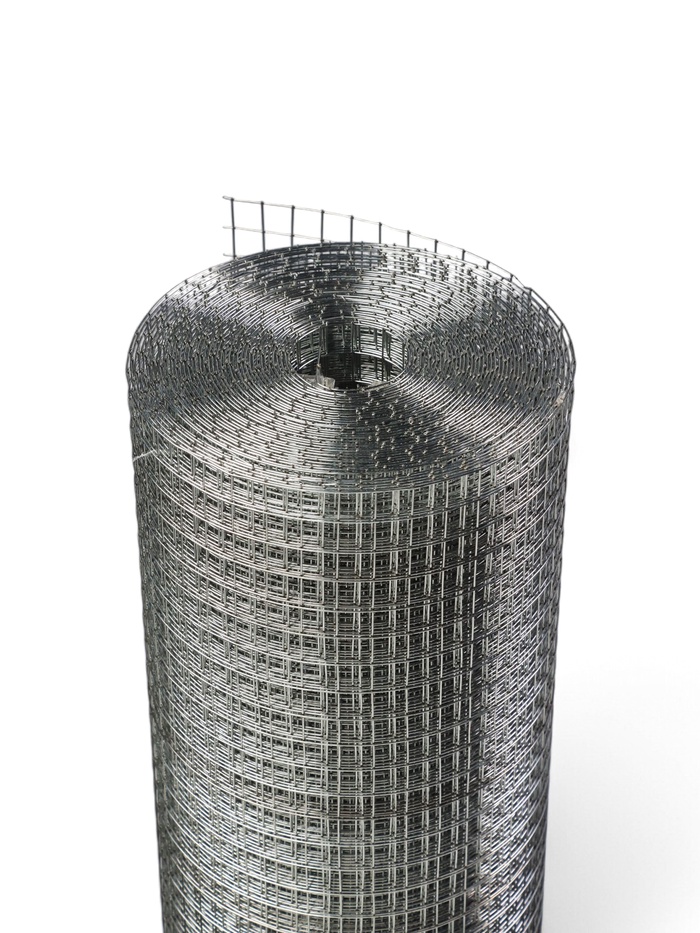 Сетка сварная оцинкованная, 10×1 м, ячейка 10×10 мм, d=0.6 мм, металл, Greengo