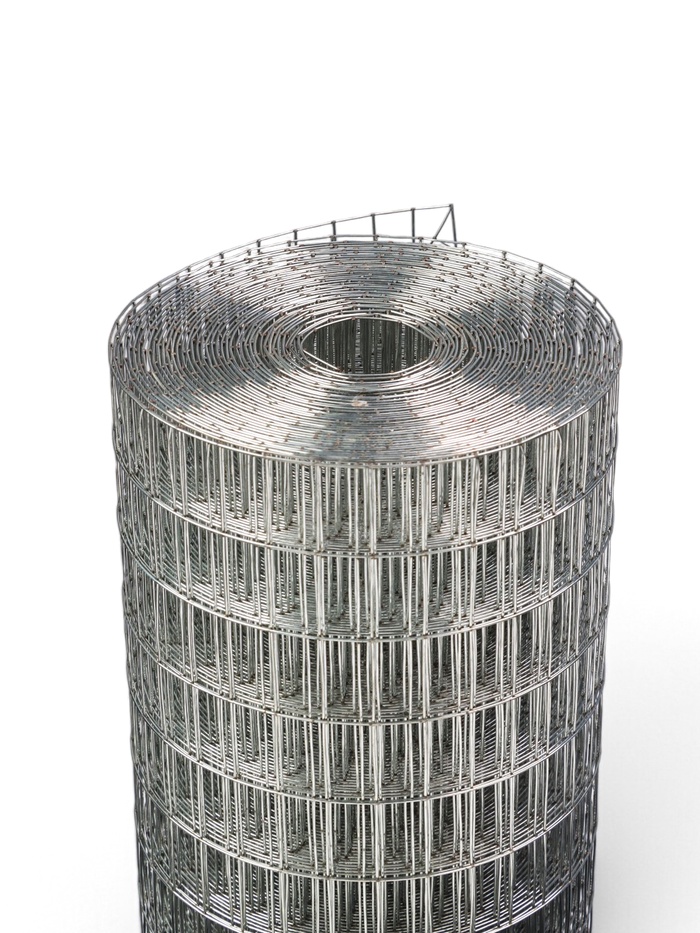 Сетка сварная оцинкованная, 10×1 м, ячейка 25×12.5 мм, d=0.7 мм, металл, Greengo